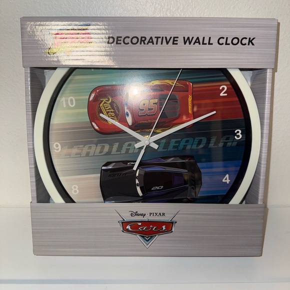 Cars Decorative Wall Clock - Black and White - Picture 1 of 7